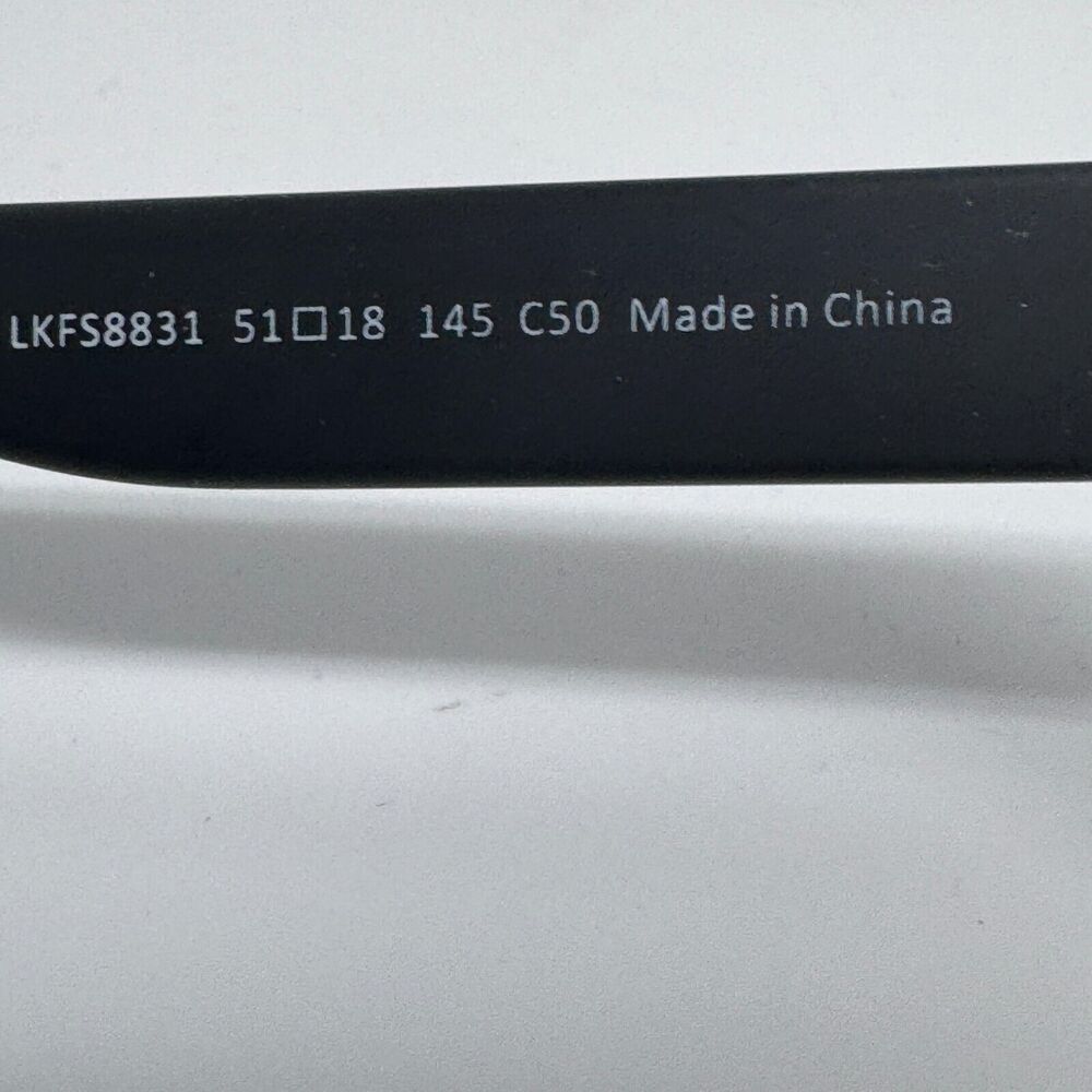 Firmoo LKFS8831 51-18-145 Eye Glasses Frame Black Square‎ H15683 - Picture 5 of 7